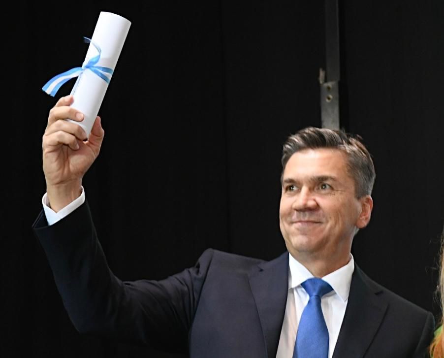 ZDERO Y SCHNEIDER, LA FÓRMULA ELECTA PARA LA GOBERNACIÓN, RECIBIERON SUS RESPECTIVOS DIPLOMAS.