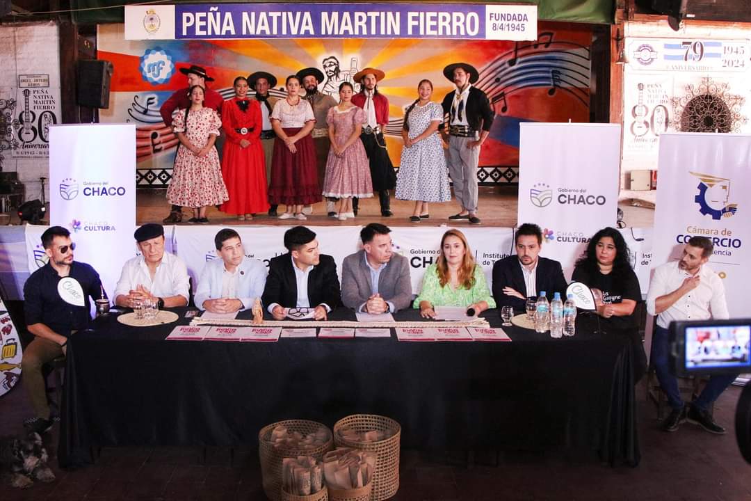 SE PRESENTÓ OFICIALMENTE EL FESTIVAL FOLKLÓRICO CHACO VIBRA CON UNA GRILLA DE MÁS DE 500 ARTISTAS LOCALES Y NACIONALES.