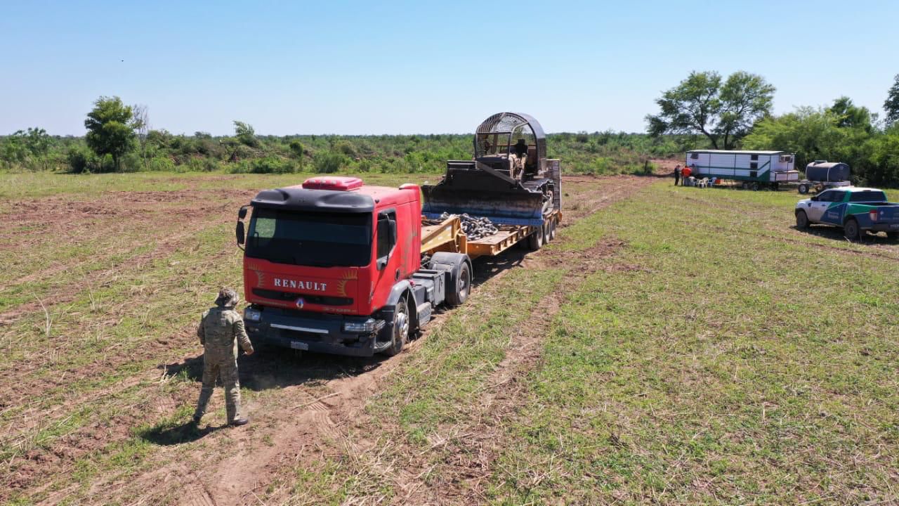 CORZUELA: BOSQUES DETUVO OTRO DESMONTE ILEGAL.  