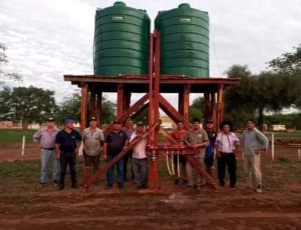 SE INAUGURAN LOS TANQUES QUE ABASTECERÁN CON AGUA A LA COMUNIDAD DE LAS HACHERAS