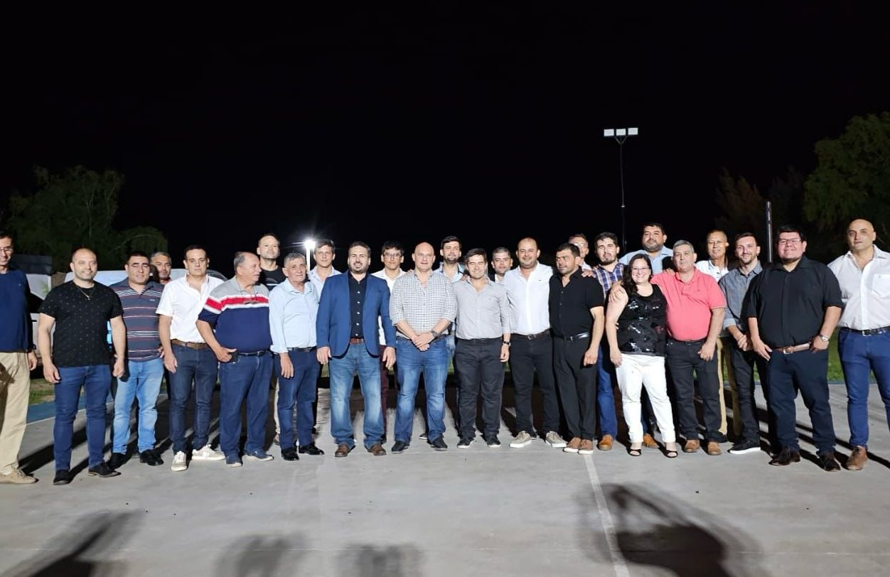 EL MINISTRO DE LA PRODUCCIÓN, HERNÁN HALAVACS EN TERRITORIO, JUNTO A PRODUCTORES, INTENDENTES Y A LA FIDUCIARIA DEL NORTE.